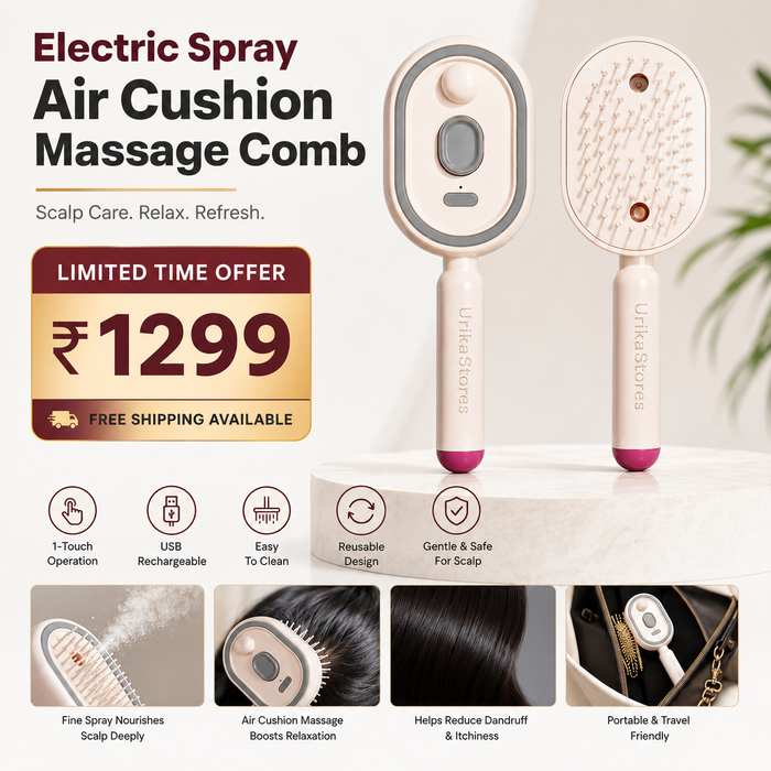 Electric Spray Air Cushion Massage Comb